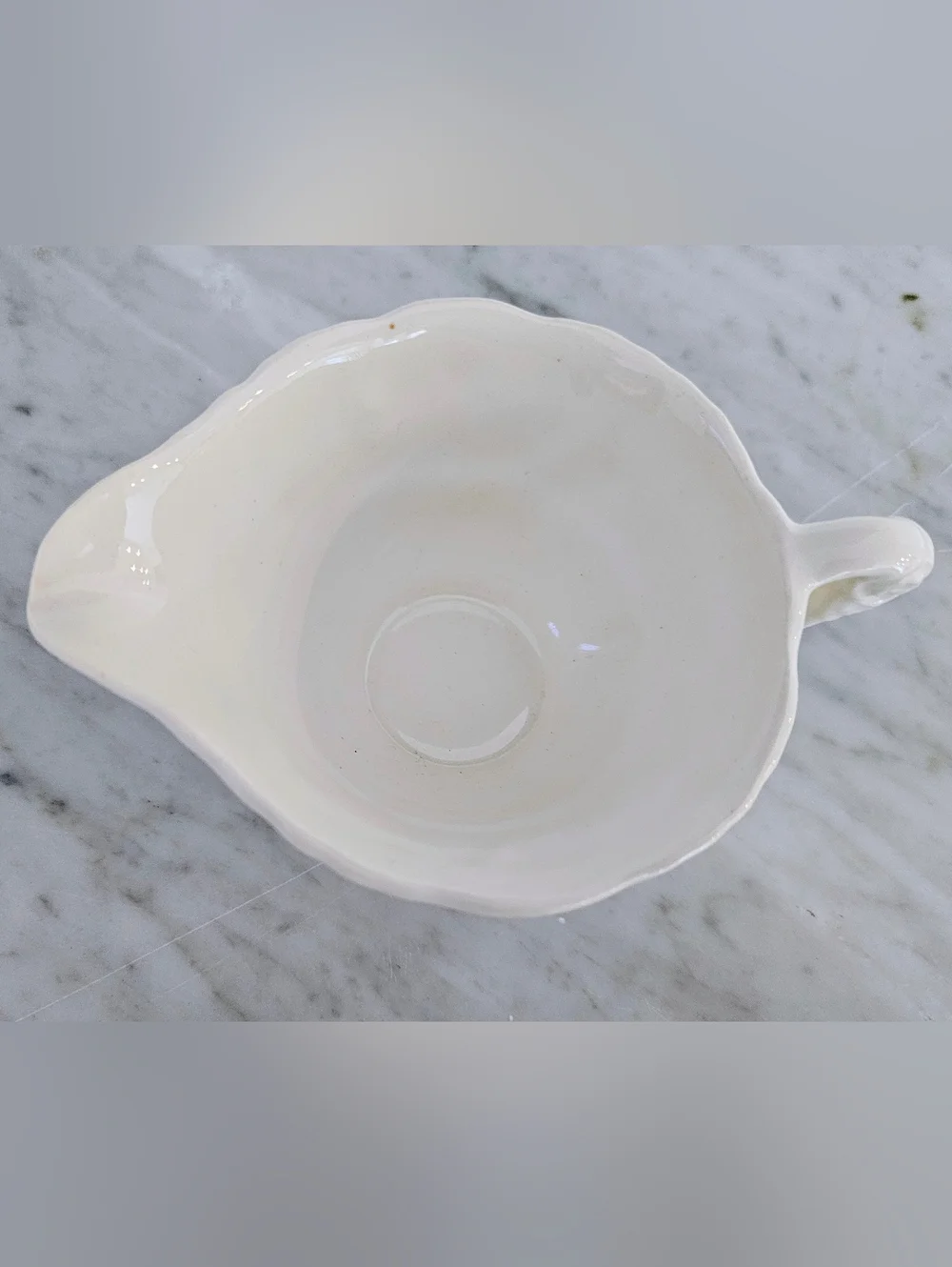 Steubenville Rose Point‎ Creamer White Ironstone Vintage Pottery